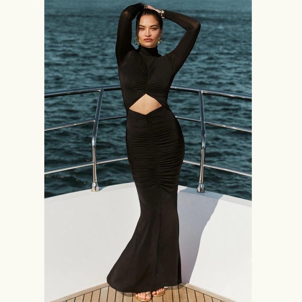 Meshki Black Maxi Dress